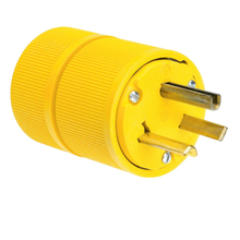 1.72 Inch Length Yellow Gator Grip Straight Blade Plug D0731