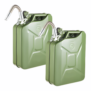pack of 2 fuel can green color