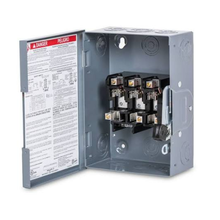 30A 240VAC 3 Pole NEMA 1 Surface General Duty Indoor Safety Switch D321N