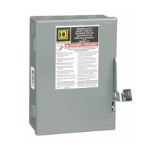 30A 240VAC 3 Pole NEMA 1 Surface General Duty Indoor Safety Switch D321N