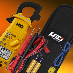 Dual Display HVAC Clamp Meter with Dual Level NCV and CAT IV 300V Rating DL379B