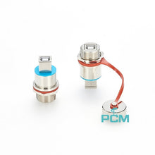 Metal Micro USB 2.0 Female to Female Connector with Cap PCM-0608 (Pack of 10)