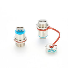 USB Type A Female to Female Adapter with Cap PCM-0604 (Pack of 10)