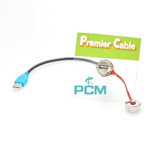 USB A Female to Male Panel Ruggedized Cable PCM-0605 (Pack of 10)