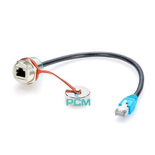 RJ45 Cat6 Cat5E Ethernet Panel Mount Extension Cable PCM-0591 (Pack of 10)
