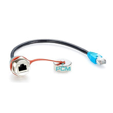 RJ45 Cat6 Cat5E Ethernet Panel Mount Extension Cable PCM-0591 (Pack of 10)