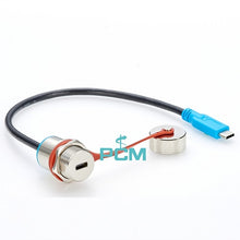 Micro USB Panel Mount Male to Female Extension Cable PCM-0593 (Pack of 10)
