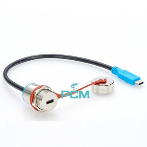 Micro USB Panel Mount Male to Female Extension Cable PCM-0593 (Pack of 10)