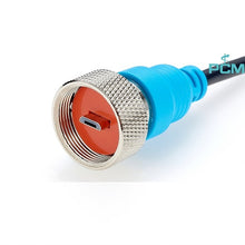 Micro USB Male to Male Metal Panel Mount Cable PCM-0619 (Pack of 10)