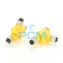 M12 L Coding Parallel T Splitter Coupler PCM-S-0417