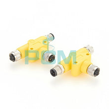 M12 L Coding Parallel T Splitter Coupler PCM-S-0417