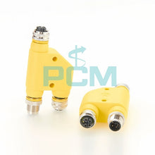 600V M12 M Coding H Splitter Coupler PCM-S-0452