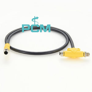 M12 K Coding Signal Splitter Power Cable PCM-S-0451