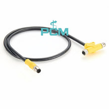 M12 T-Code Pre Molded Splitter Cable PCM-S-0457