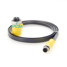 M12 4 Pin Male to 7/8"-16UN Female Right Angle Interface Cable Connector PCM-S-0443 (Pack of 13)