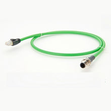 M12 D Code 4 Pin Flange Mount to RJ45 Profinet Extension Cable PCM-0648