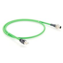 M12 D Code 4 Pin Flange Mount to RJ45 Profinet Extension Cable PCM-0648