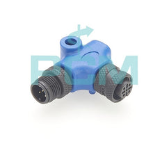 M12 Right Angle L type Splitter Coupler for NMEA2000 PCM-0464