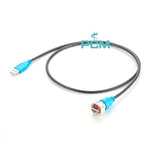 USB A Straight Male to Male Threaded Ruggedized Cable PCM-0607 (Pack of 10)