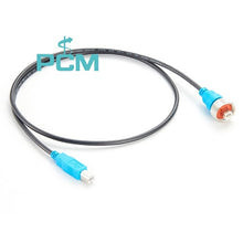 2.0 USB B Male to Male Panel Mount Cable PCM-0615 (Pack of 10)