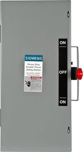 60A 240V 200KA Non Fusible Double Throw Safety Switch DTNF322