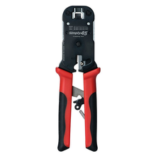 Shielded And Unshielded Internal Ground Pass-Through RJ45 Crimp Tool S45-C100 (Pack of 2)