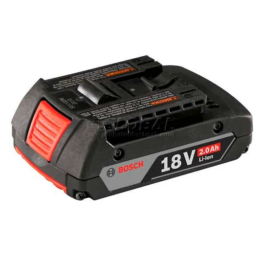 18V BOSCH Lithium-Ion 2.0AH Slim Pack Battery BAT612