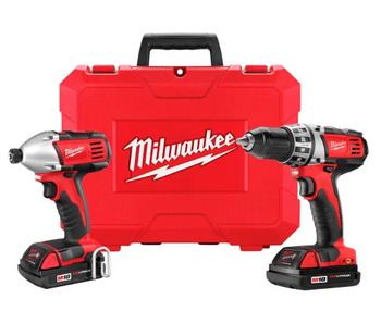 18V Milwaukee M18 Cordless Li-Ion 2-Tool Combo Kit 2691-22