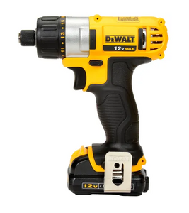 12V DeWALT Power 160UWO MAX 1/4" Screwdriver Kit DCF610S2