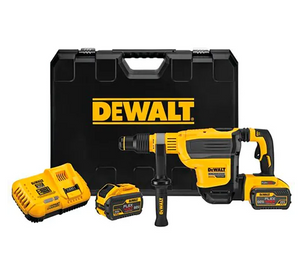 60V Dewalt 1-3/4" SDS Brushless Combination Rotary Hammer Kit DCH614X2