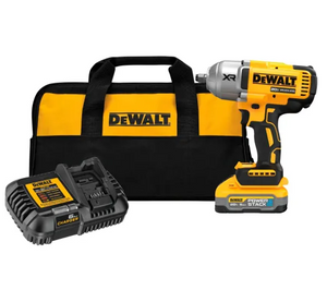 20V Dewalt XR Brushless Cordless 1/2" High Torque Impact Wrench Kit DCF900H1