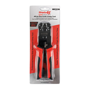 Standard ProSeries All-In-One Pass Through RJ45 Crimp Tool S45-C101 (Pack of 2)