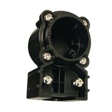 20A Black Extra Hard Use Straight Blade Right Angle Adapter EHU15-AN