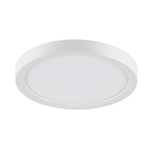 12” Indoor Round LED Ceiling Light White Aluminum & Frosted Plastic Lens - EIN-CL58WH-1000e