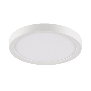 12” Indoor Round LED Ceiling Light White Aluminum & Frosted Plastic Lens - EIN-CL58WH-1000e