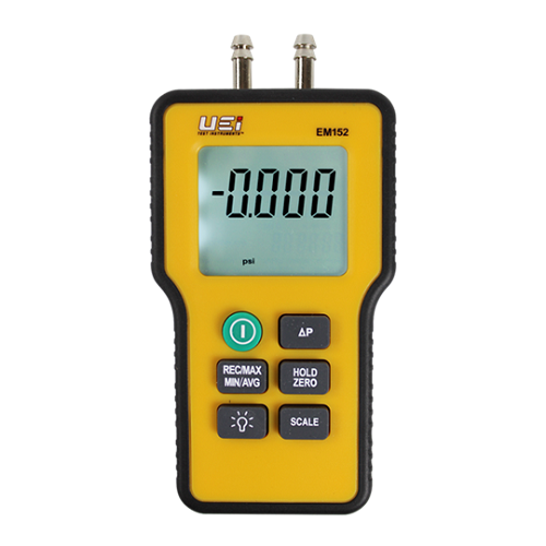 Dual Differential Digital Manometer Convenient Pressure Testing EM152