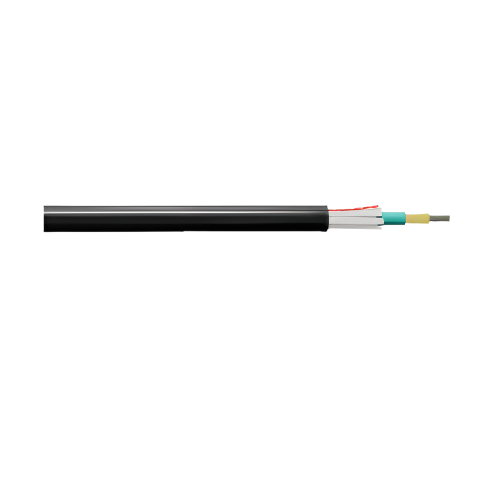 12 Fiber OS2 Singlemode OFNR EnduraLite Loose Tube Optical Fiber Cable Black F360-012U13-E991
