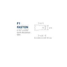 6V 1.2Ah F1 Terminal SLA Rechargeable Battery PS-612 F1 (Pack of 25)