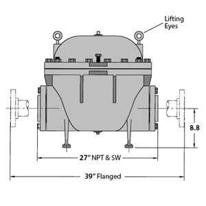 450 PSIG High Pressure Thermodynamic Steam Trap FT600-450-19-F300