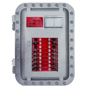 30 Pole 277/480 VAC Industrial Aluminum Enclosed Panelboard XPB2-303-L2-Q-N4-CU