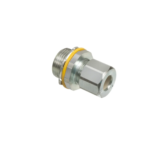 3/4 Inch Non Metallic Liquid Tight Strain Relief Cord Connector Zinc Plated Steel LPCG754S