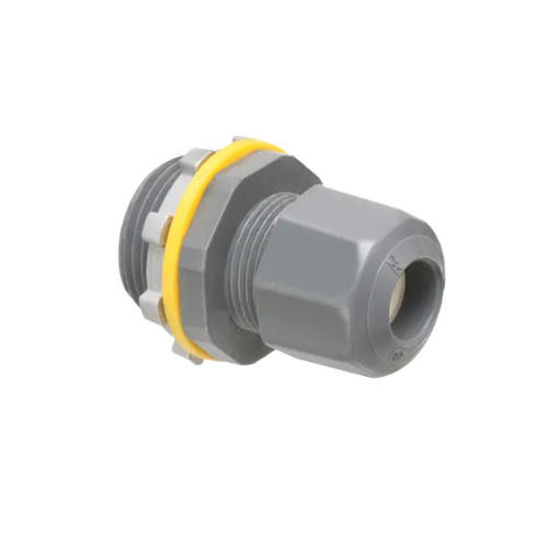 3/4 Inch Non Metallic Liquid Tight Strain Relief Cord Connector Zinc Plated Steel LPCG753