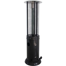 40,000 BTU Heavy Duty Wheels For Glass Tube Patio Heater Propane Black HLDS01-GCH-BLK