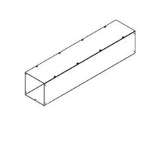 12" x 12" x 24" Type 1 Screw-Cover Steel Lay-In Wireway Section CWSC1224NK