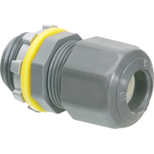 3/4 Inch Low-Profile Oiltight Strain Relief Cord Connector with Sealing Ring and Locknut 75LPCGBAG