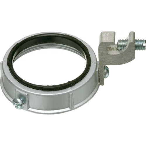 2-1/2 Inch Metal Threaded Ground Bushing With Dual Rated C-Clamp ...