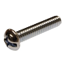 10-32x1-1/4 Inch Round Head Combo Drive Machine Screws Steel Zinc JRM69 (Pack of 100)