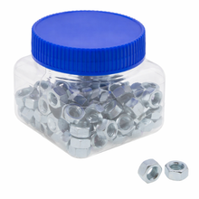 1/8 Inch 6-32 Finished Hex Nut Steel Zinc Plated Steel JN159 (Pack of 100)