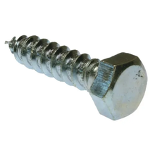 3/8 x 2 Inch Hex Lag Bolt Zinc Plated Steel JBLS21 (Pack of 100)