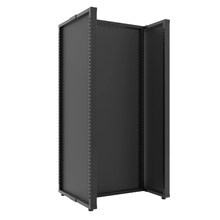 61-1/2 Inch Assembled Height Aspect 24" Wide Gondola Panel Merchandiser Kit 4 Matte Black APWKIT4MAB